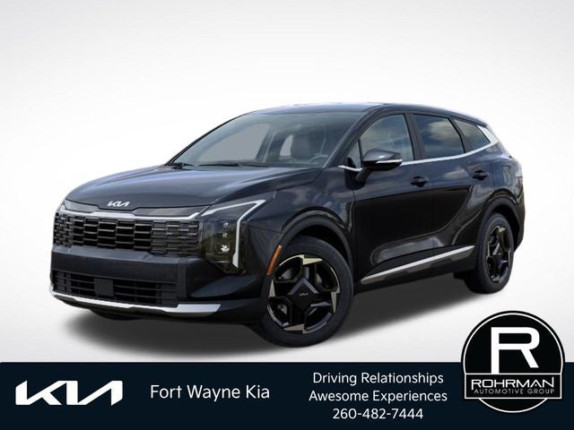 2026 Kia Sportage EX in Panthera Metal Gray — front three-quarter view