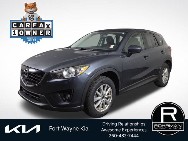 2013 Mazda Mazda CX-5 Touring in Metropolitan Gray Mica — front three-quarter view